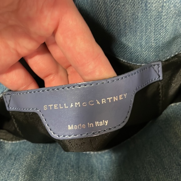 Stella McCartney Falabella Denim patchwork tote - Picture 6 of 7